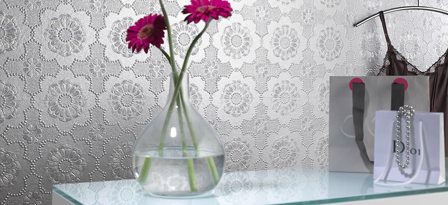 Обои под покраску Anaglypta Supaglypta Alexander RD0647 фото в интерьере